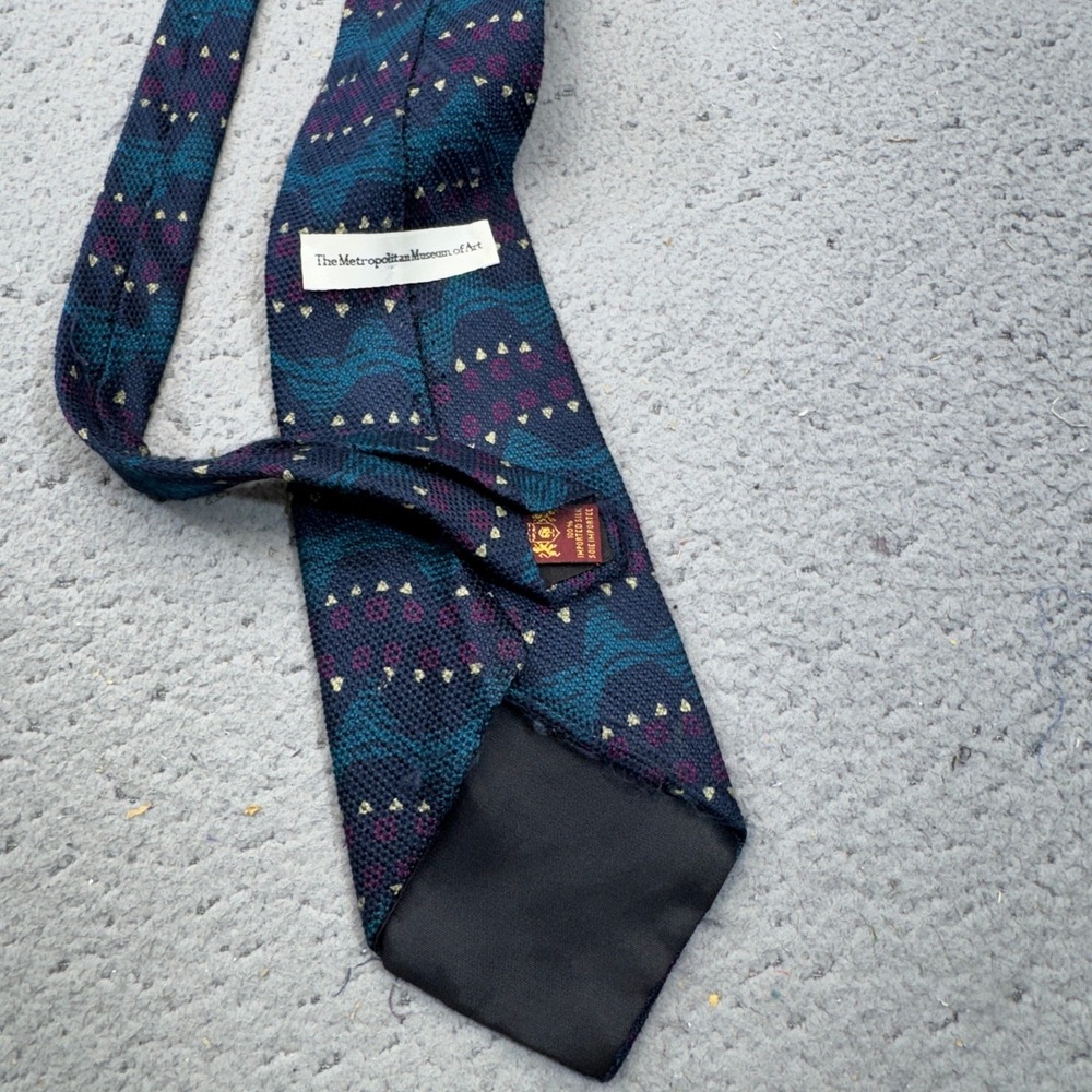 Metropolitan Museum of Art Tie Silk Abstract Geometric Mosaic Collector Canada